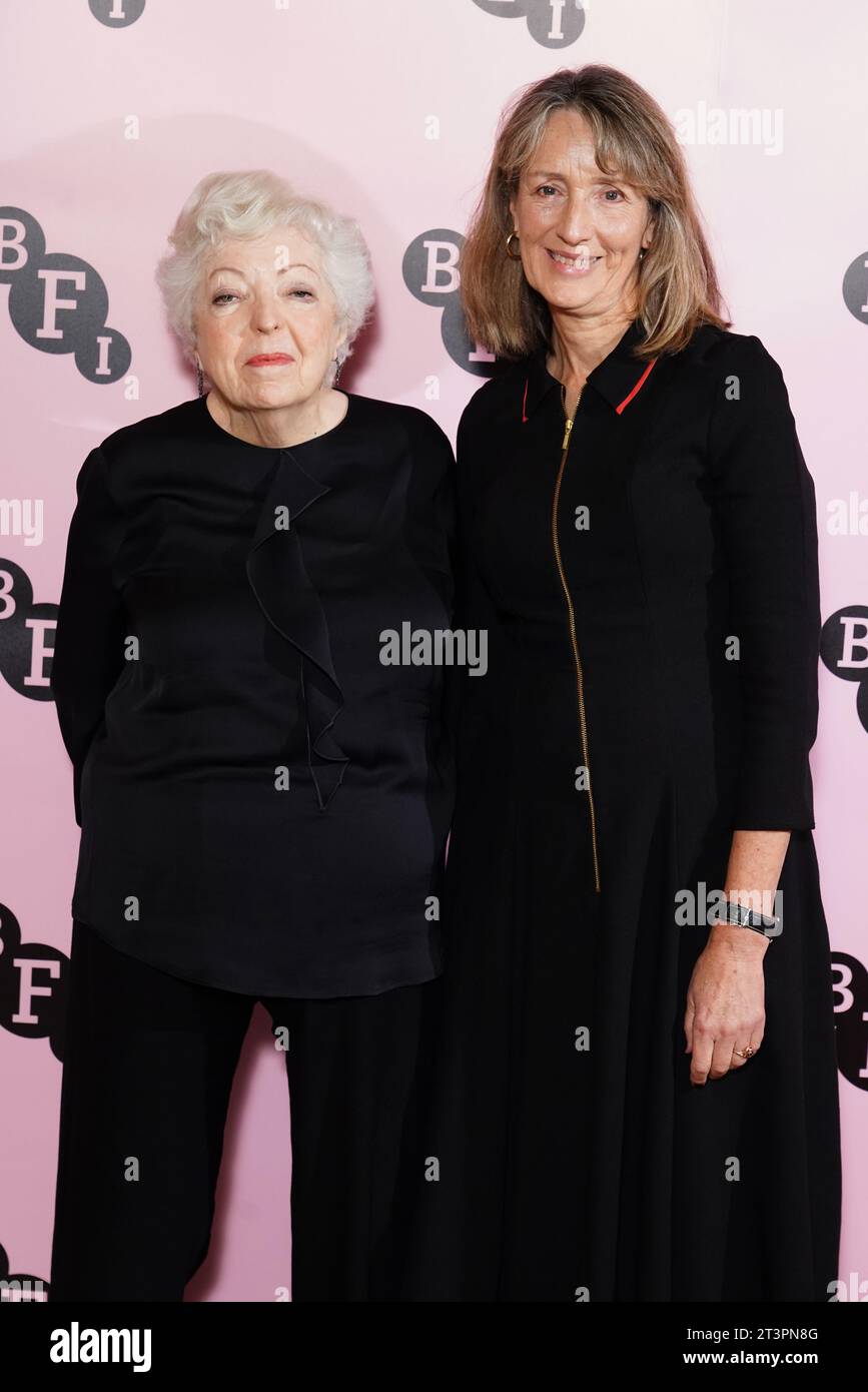 Thelma Schoonmaker (left) and Francine Stock appears at In Conversation at the BFI Southbank, in London. Picture date: Thursday October 26, 2023. Stock Photo