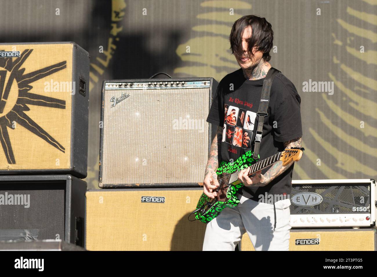 las-vegas-usa-21st-oct-2023-jaime-preciado-of-pierce-the-veil