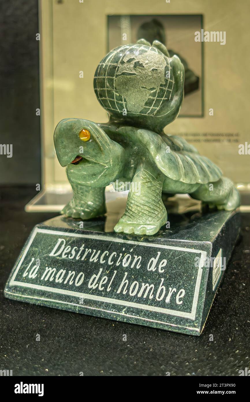 Guatemala, La Antigua July 20, 2023 Jade Maya Museum. World is