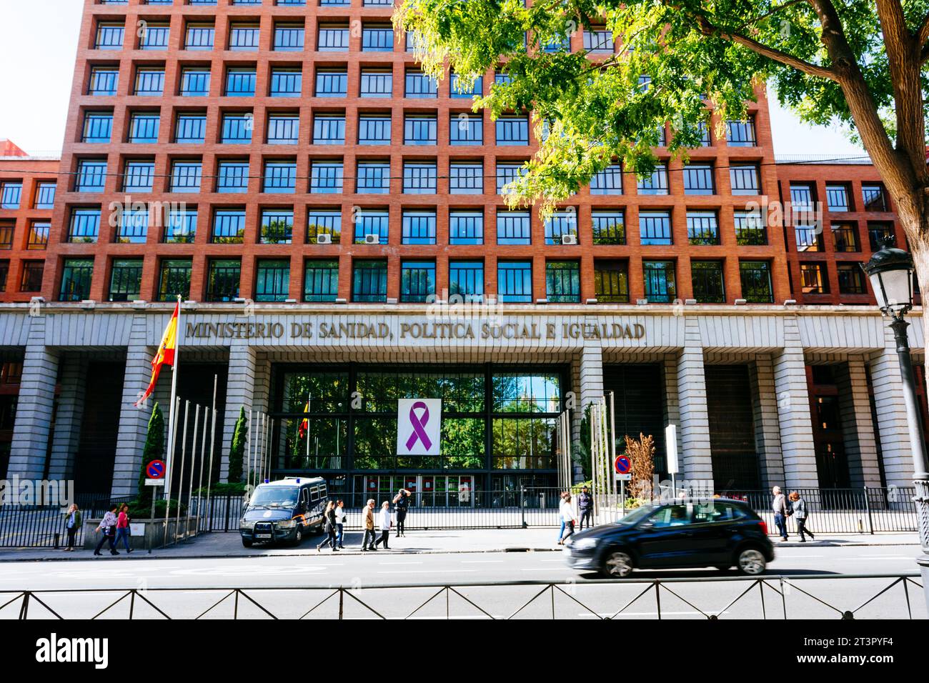 Building of Ministry of Health. Madrid, Comunidad de Madrid, Spain, Europe Stock Photo