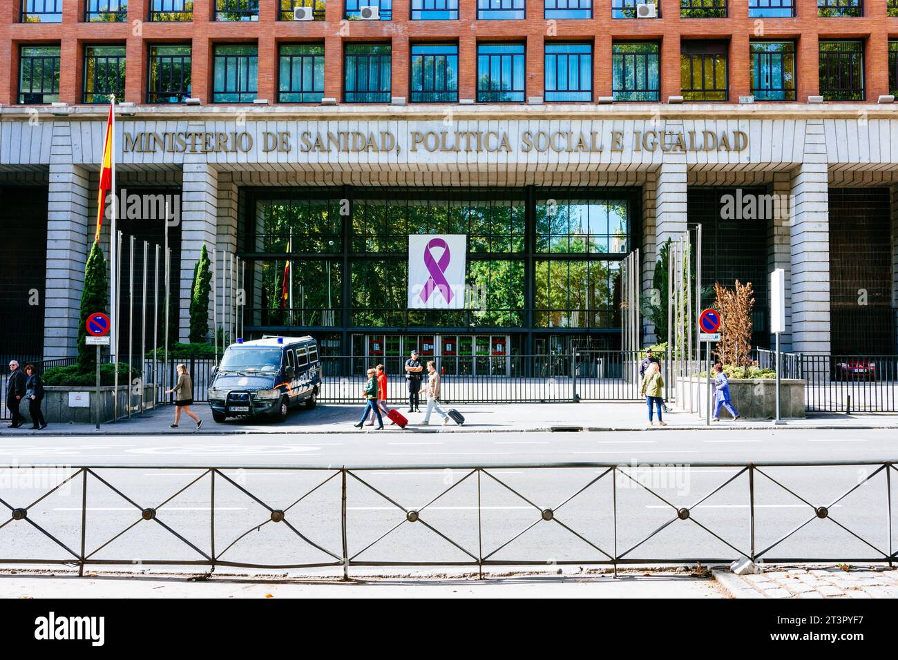 Building of Ministry of Health. Madrid, Comunidad de Madrid, Spain, Europe Stock Photo