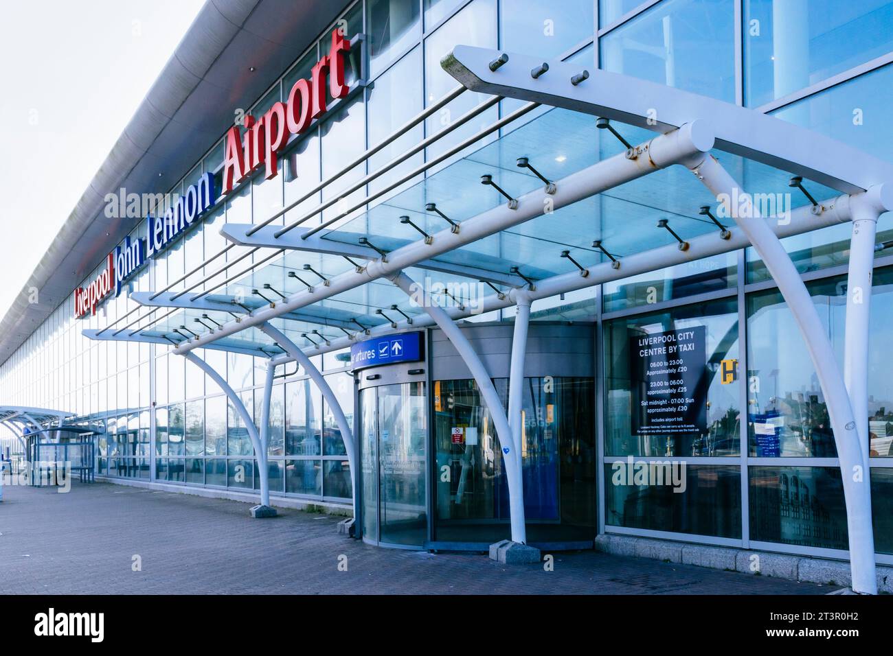 John Lennon Airport. Liverpool, Merseyside, Lancashire, England, United