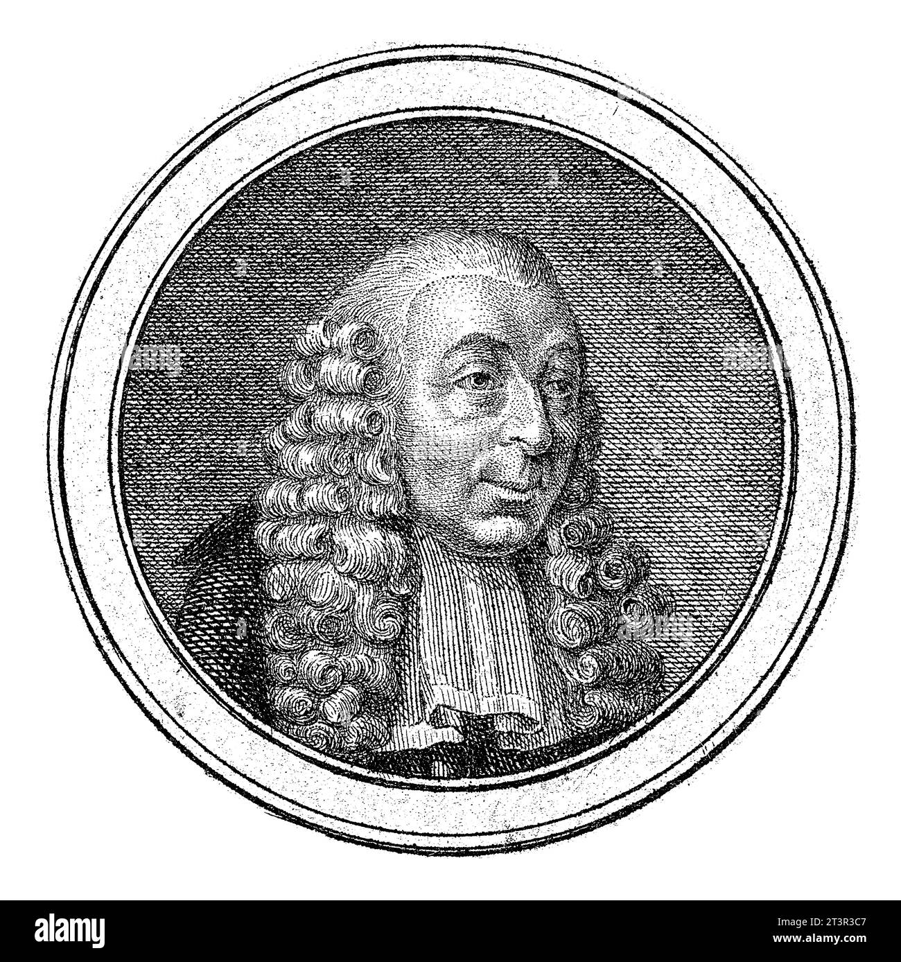 Portrait of hendrik hooft danielsz Black and White Stock Photos