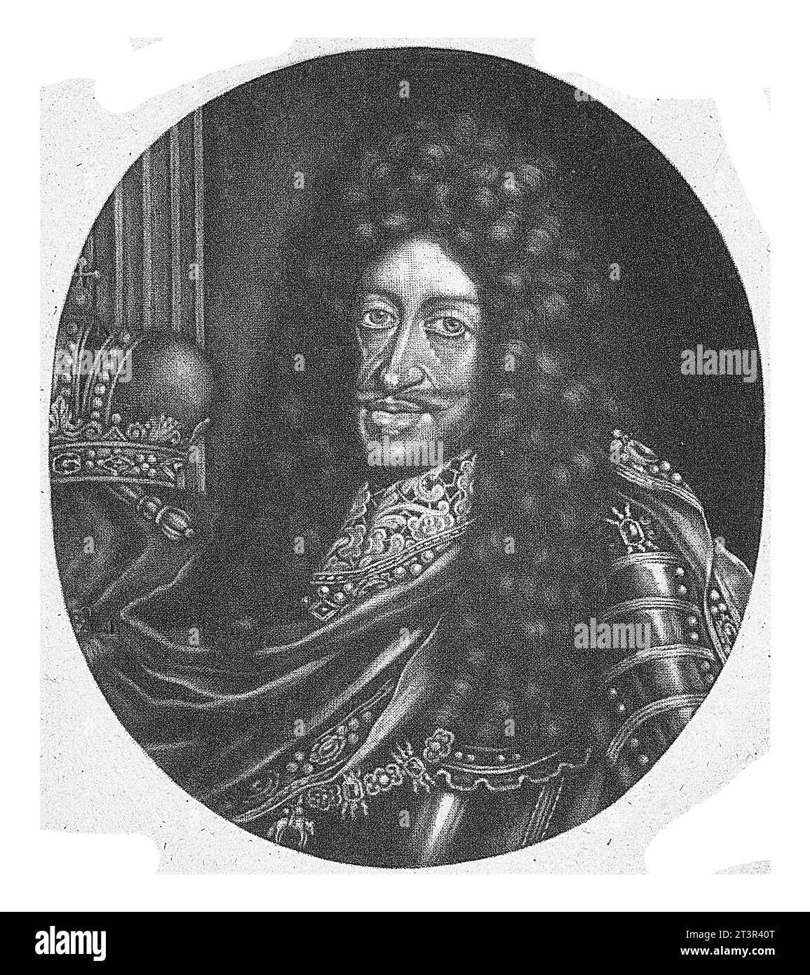 Portrait of Emperor Leopold I, Pieter Schenk (I), 1670 - 1713 Portrait ...