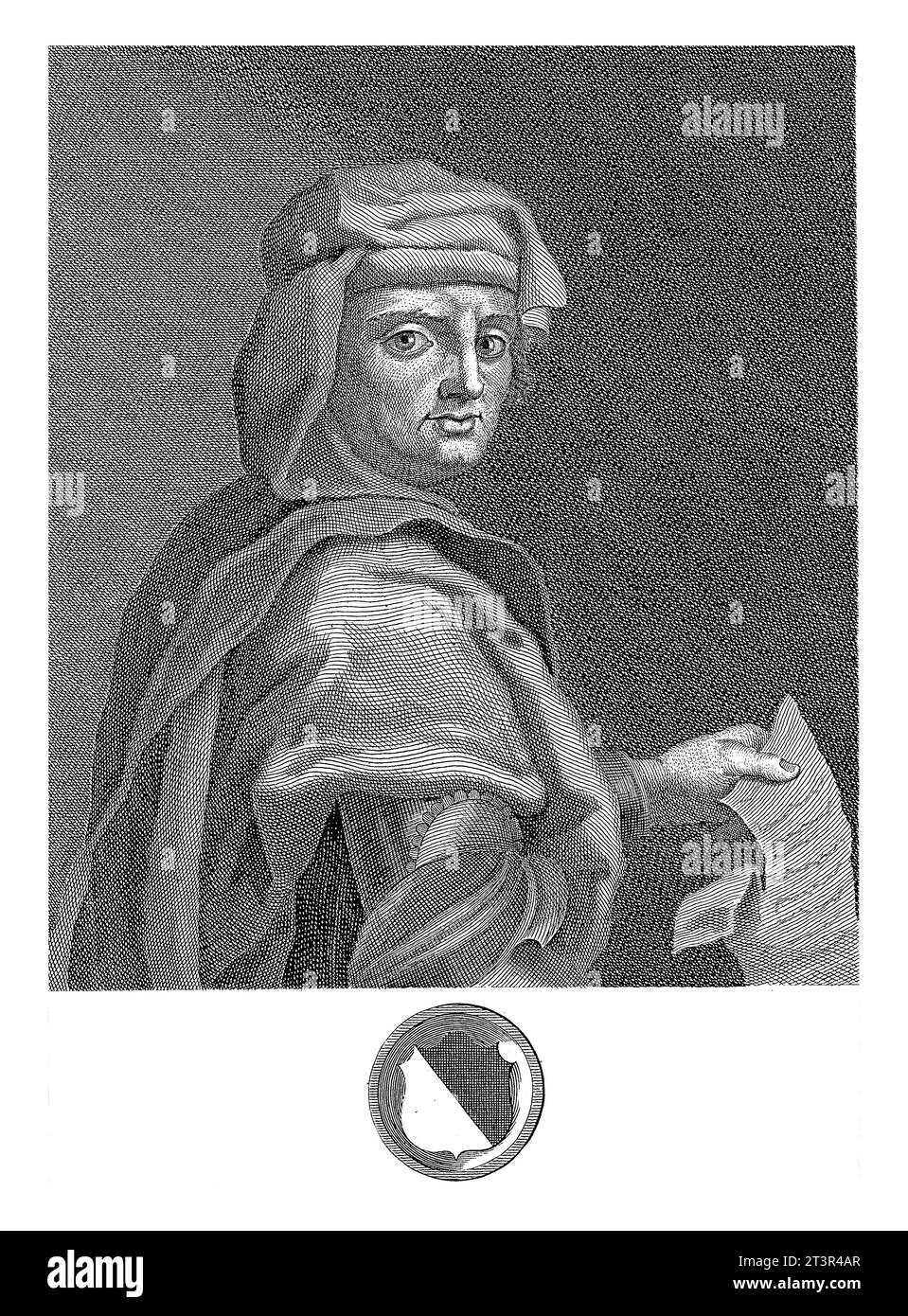 Portrait of Piero Capponi, Francesco Allegrini, after Giuseppe Piattoli