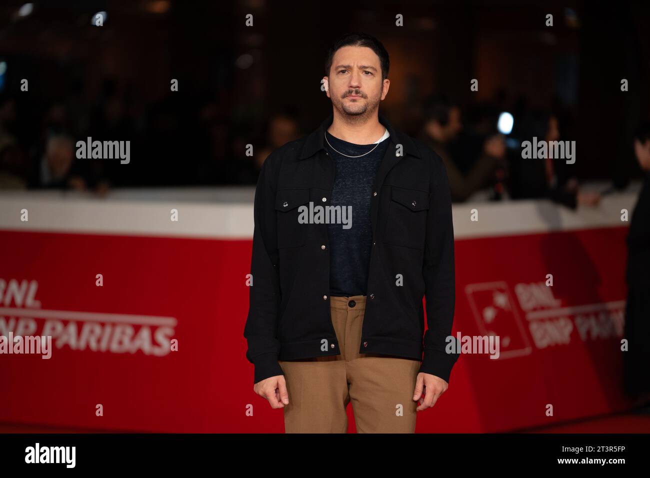 Rome, Italy. 22nd Oct, 2023. ROME, ITALY - OCTOBER 22: John Magaro attends a red carpet for the movie ''Past Lives'' during the 18th Rome Film Festival at Auditorium Parco Della Musica on October 22, 2023 in Rome, Italy. (Photo by Luca Carlino/NurPhoto)0 Credit: NurPhoto SRL/Alamy Live News Stock Photo