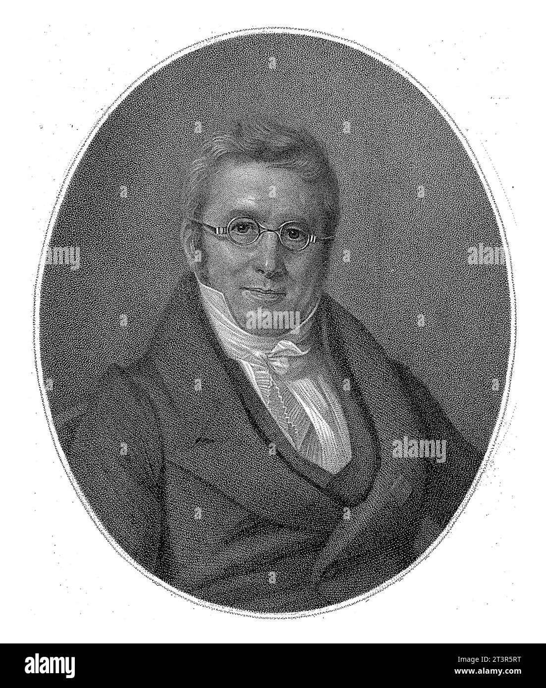 Portret van Alphonse Pyramus de Candolle, Pierre Elie Bovet, after Amelie Munier, 1811 - 1875 Stock Photo