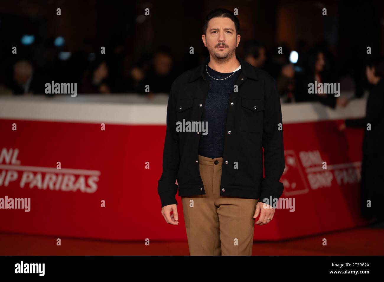 Rome, Italy. 22nd Oct, 2023. ROME, ITALY - OCTOBER 22: John Magaro attends a red carpet for the movie ''Past Lives'' during the 18th Rome Film Festival at Auditorium Parco Della Musica on October 22, 2023 in Rome, Italy. (Photo by Luca Carlino/NurPhoto)0 Credit: NurPhoto SRL/Alamy Live News Stock Photo