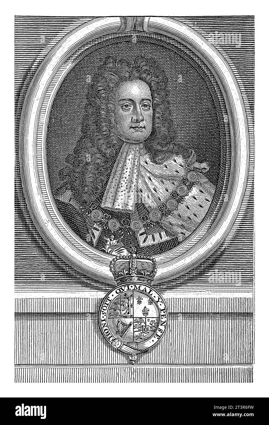 Portrait of I, Michiel van der Gucht, 1670 1725 Portrait of