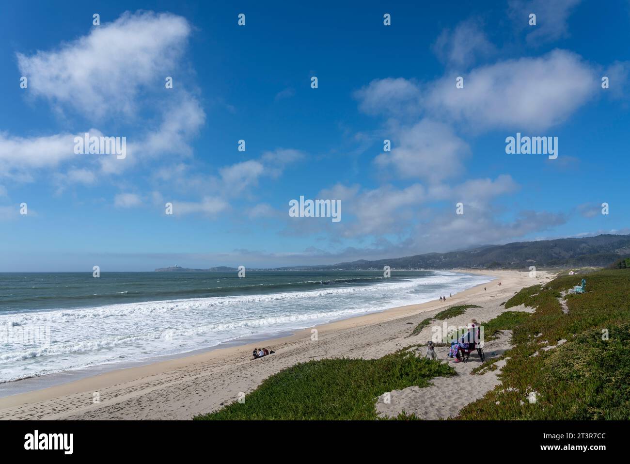 Francis Beach near Half Moon Bay, California Stock Photo