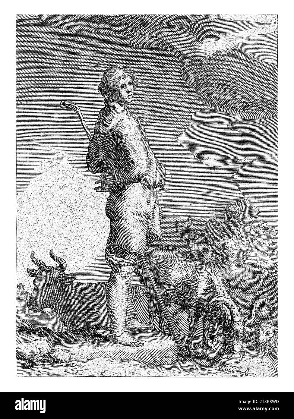 Spring, Frederick Bloemaert, after Abraham Bloemaert, 1632 1670 A