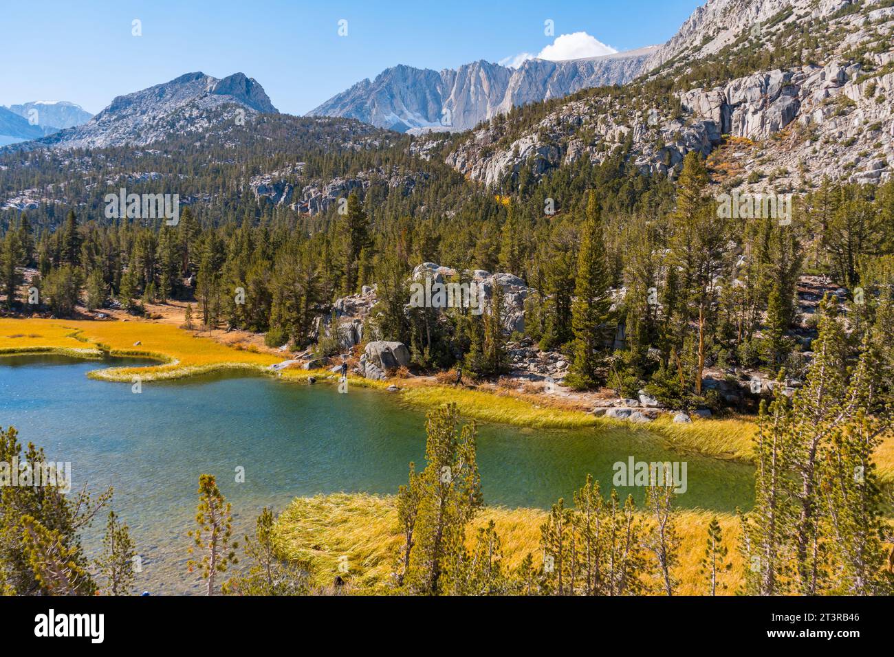 Hiking in Little Lakes Valley in the Eastern Sierra Nevada Mountains