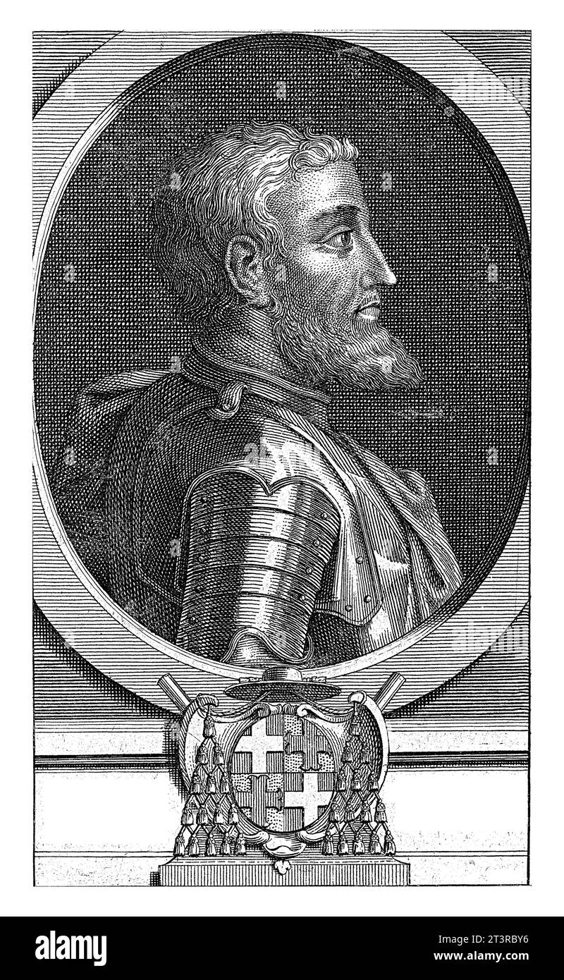 Portrait of Cardinal Pierre d'Aubusson, David Coster, c. 1700 in or