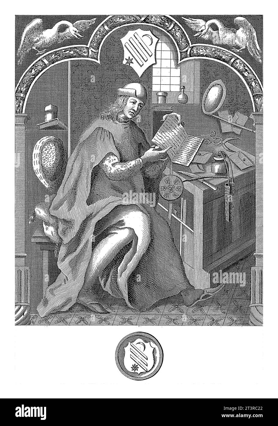 Scholar in study Cut Out Stock Images Pictures Alamy