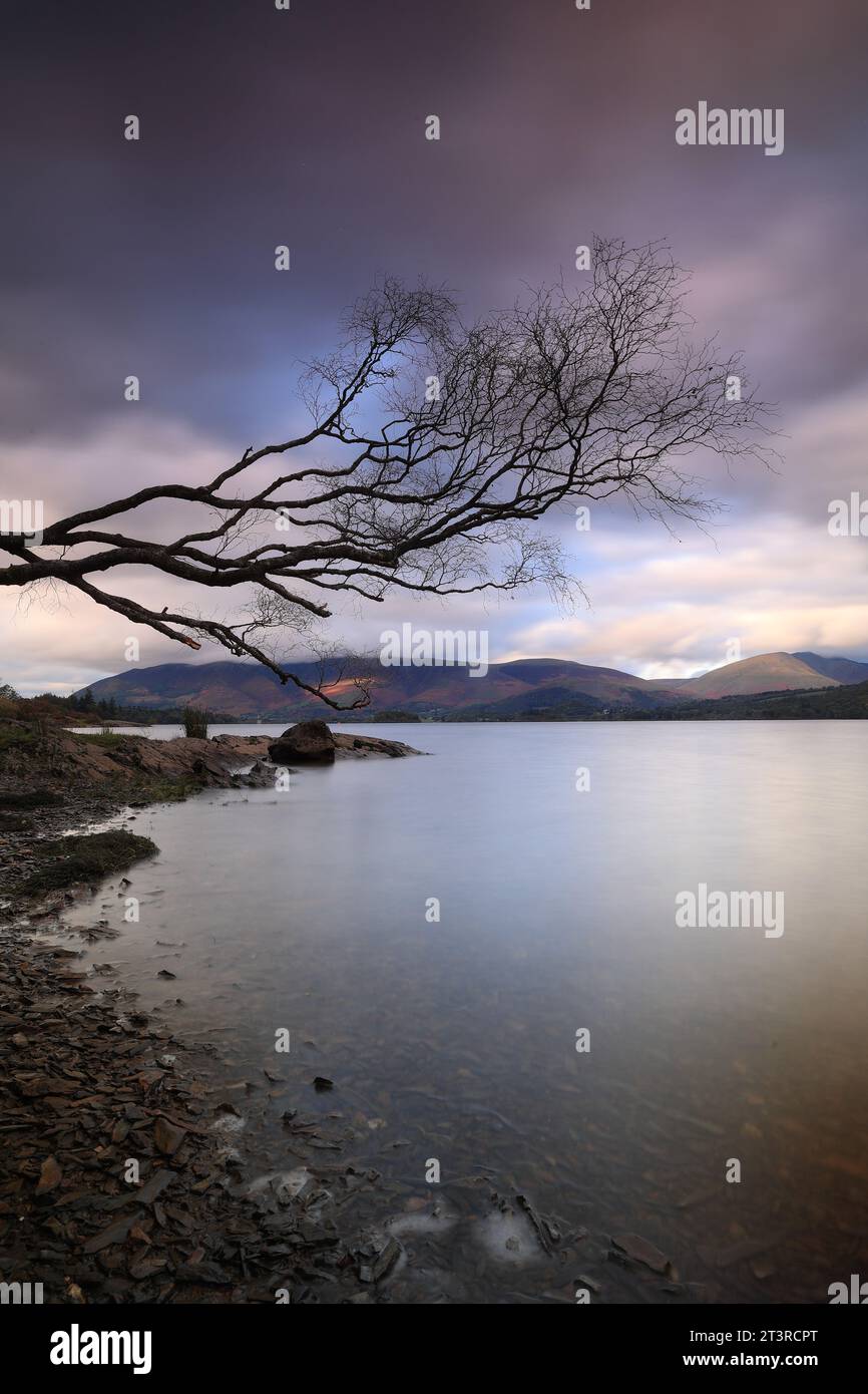 Lake district images at derwentwater and Cat Bells. Fellwalking. Stock Photo