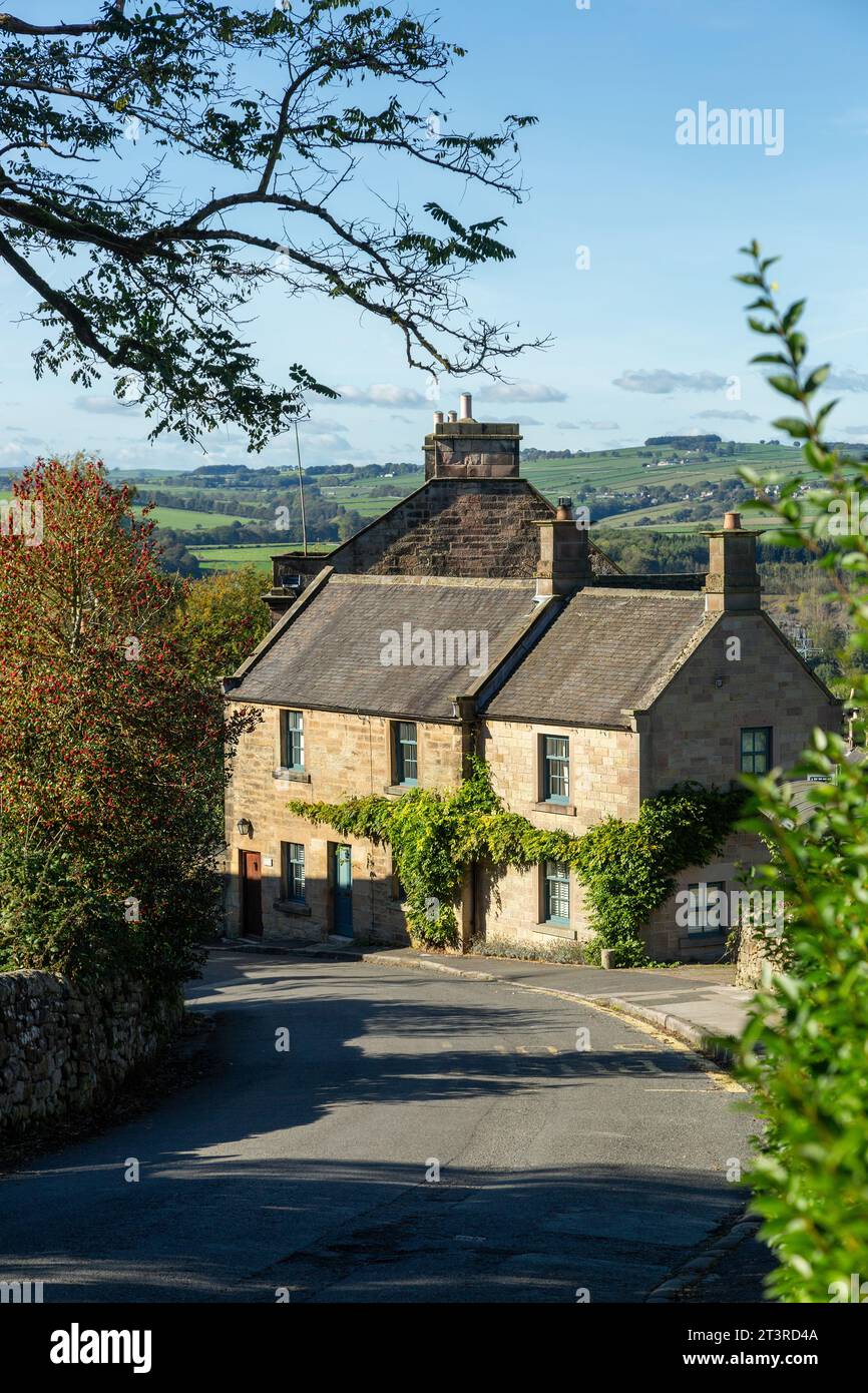Stanton in Peak a pretty little village in Derbyshire, England Stock Photo