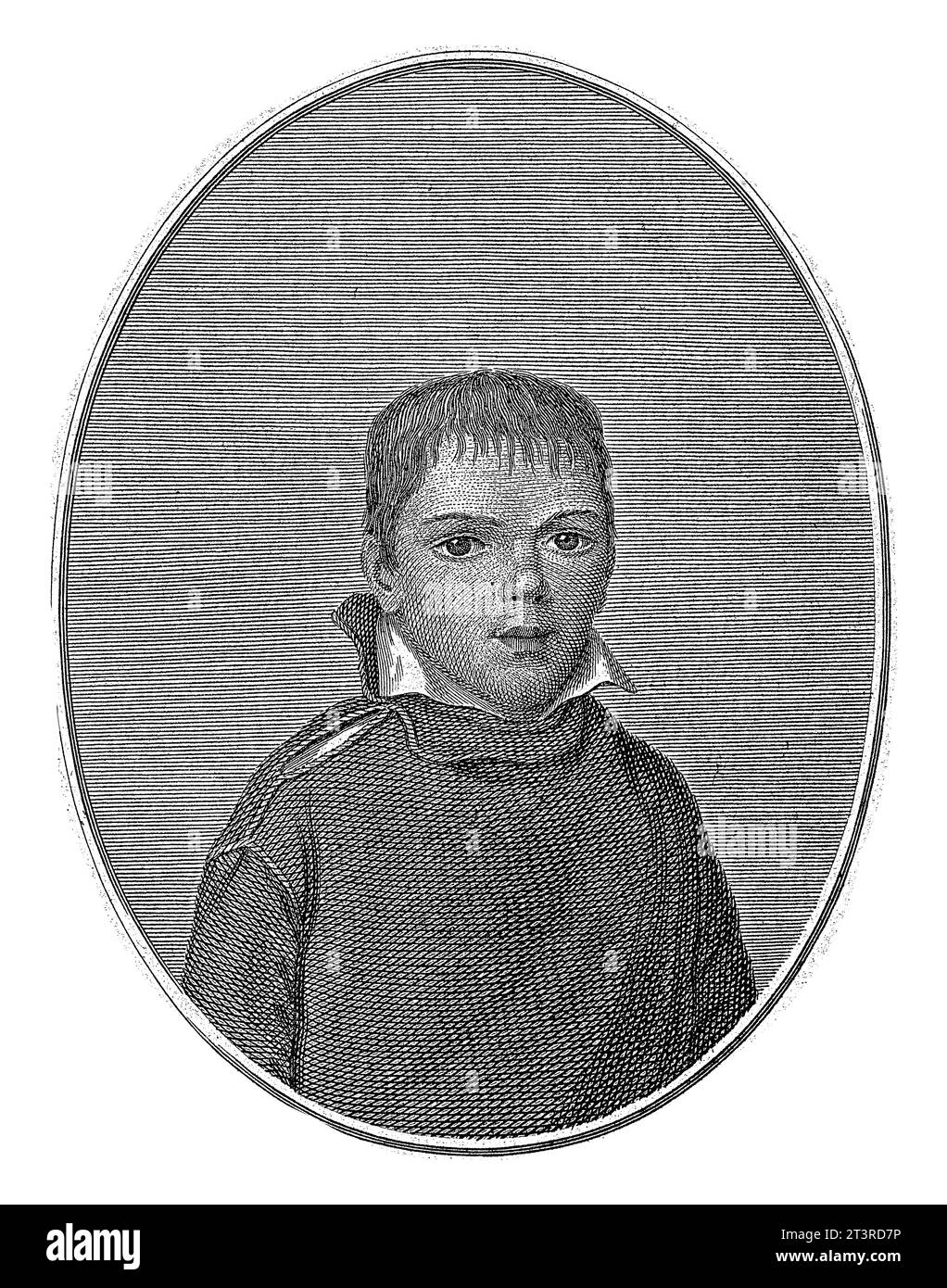 Portrait of Mathieu Goffin, Leonard Jehotte, after H. Johns, 1782 - 1851 Portrait bust of Mathieu Goffin, son of Hubert Goffin. Stock Photo