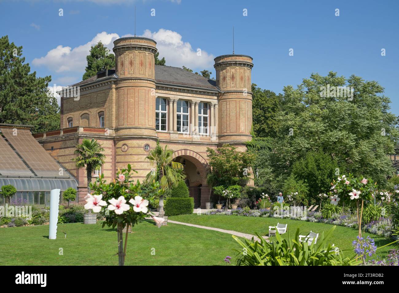 Torbogensaal, Botanischer Garten Karlsruhe, Hans-Thoma-Straße, Karlsruhe, Baden-Württemberg, Deutschland Stock Photo