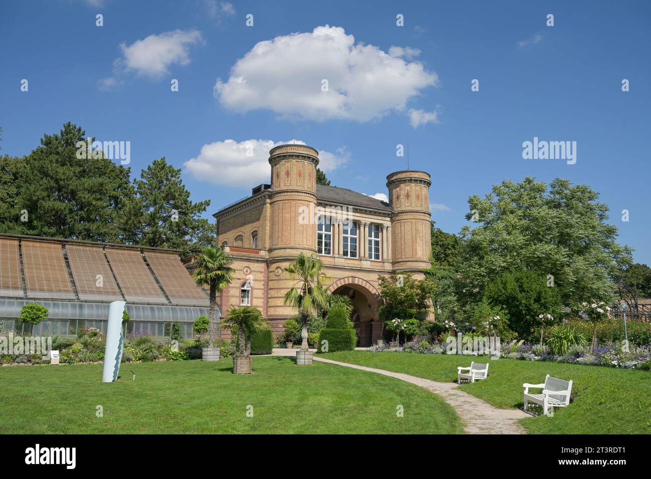 Torbogensaal, Botanischer Garten Karlsruhe, Hans-Thoma-Straße, Karlsruhe, Baden-Württemberg, Deutschland Stock Photo