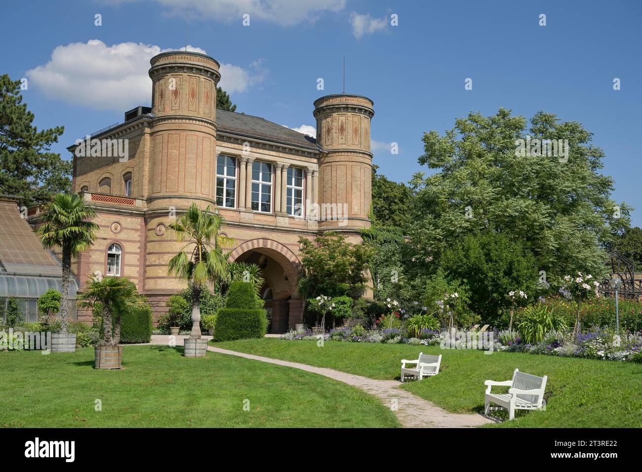 Torbogensaal, Botanischer Garten Karlsruhe, Hans-Thoma-Straße, Karlsruhe, Baden-Württemberg, Deutschland Stock Photo