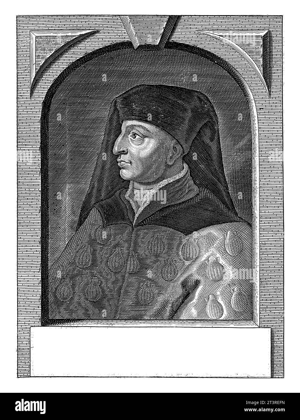 Portrait of Philip II the Bold, Pieter de Jode (II), 1628 1670 Bust