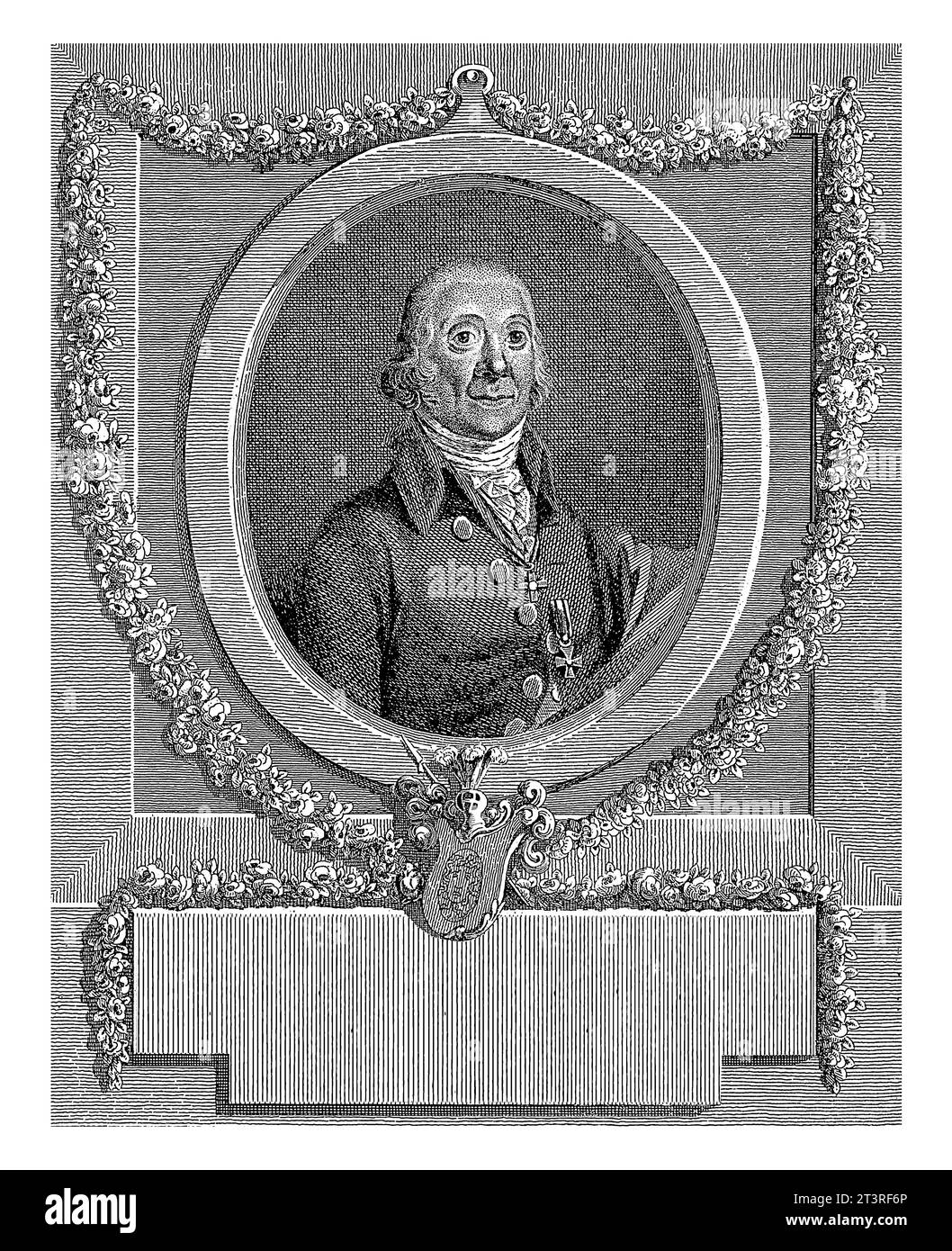 Portrait of Peter Simon Pallas, Wilhelm Arndt, after G. Geissler, after Christian Gottfried Heinrich Geissler, 1802 Stock Photo