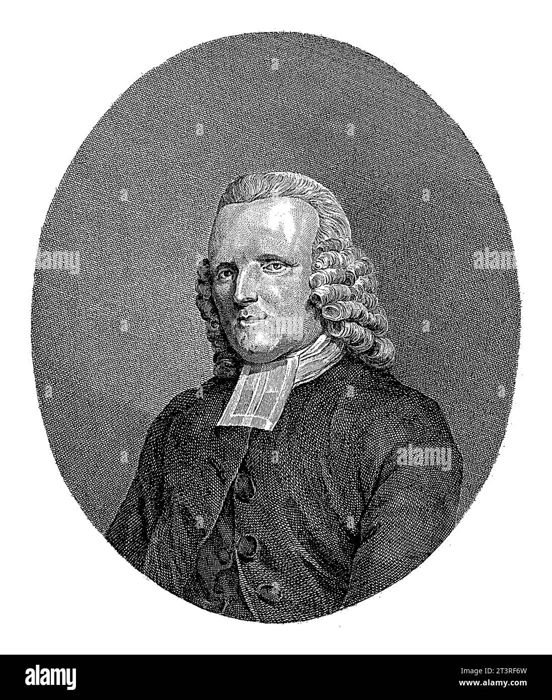 Portrait of Hermanus Johannes Krom, Mathias de Sallieth, after Jacob ...