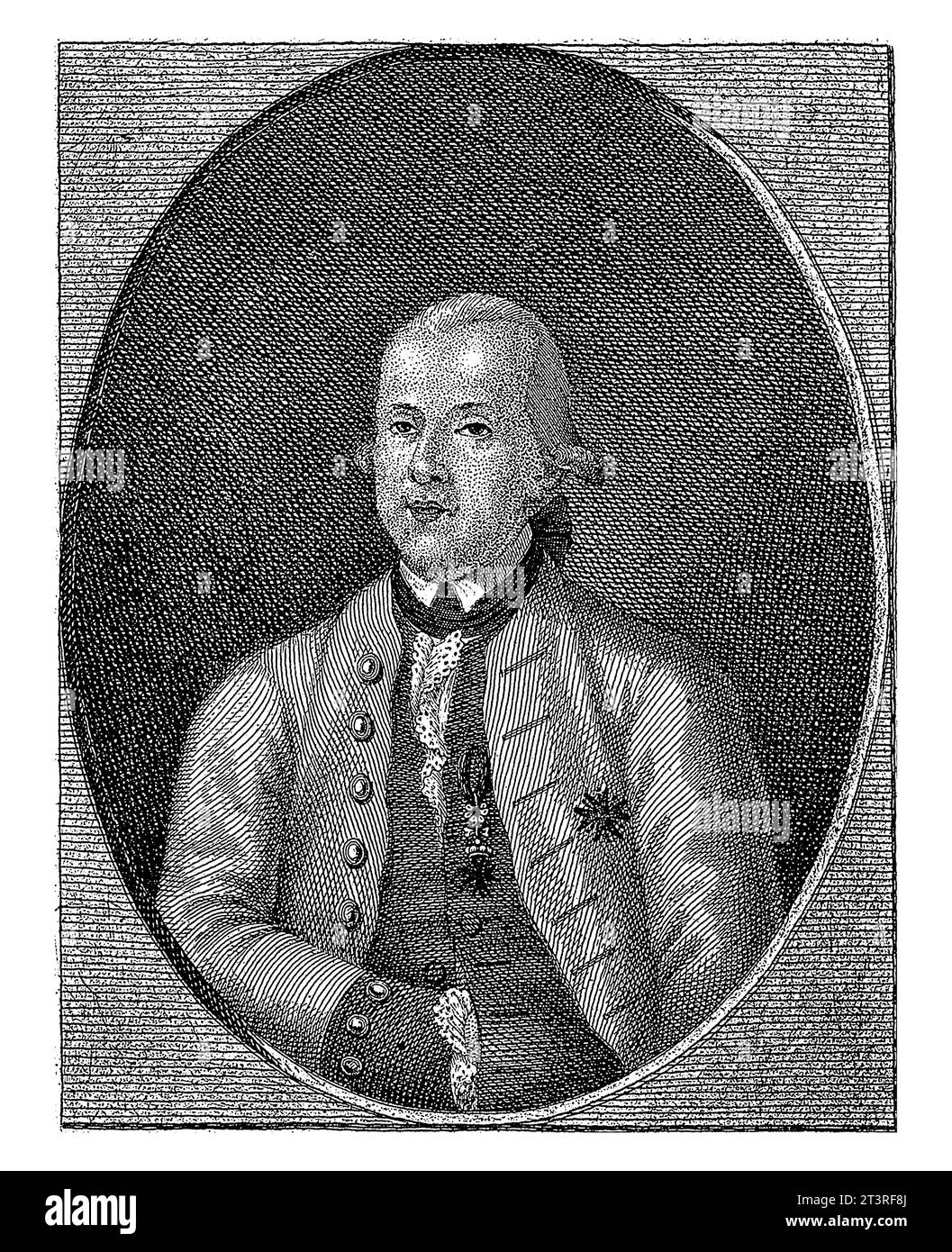 Portrait of Antoninus Pepi, Gaetano Vascellini, after Gio. Arrighetti, 1755 - 1805 Stock Photo