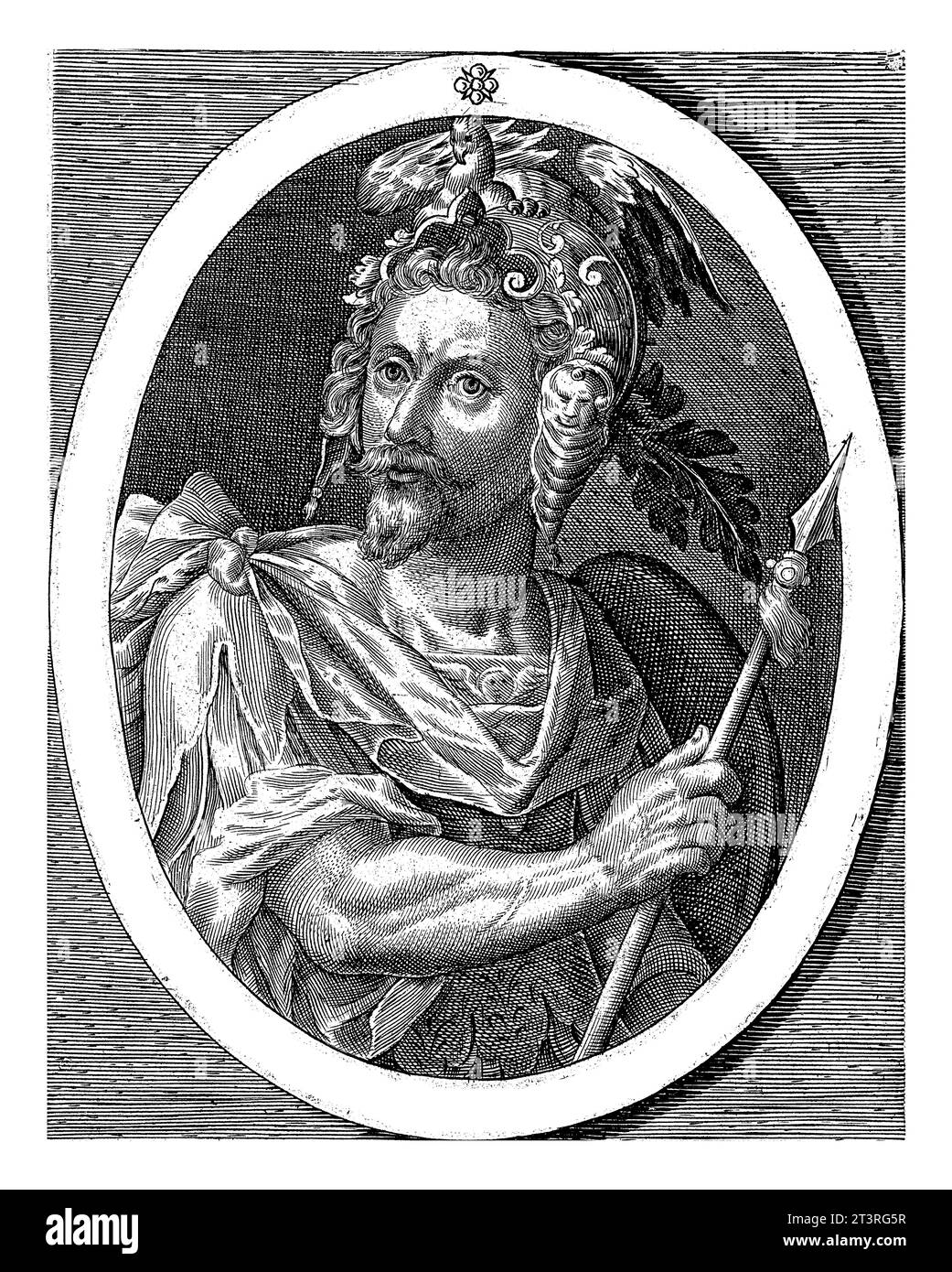 Hector of Troy as one of the nine heroes, William of Passe, 1621 1636
