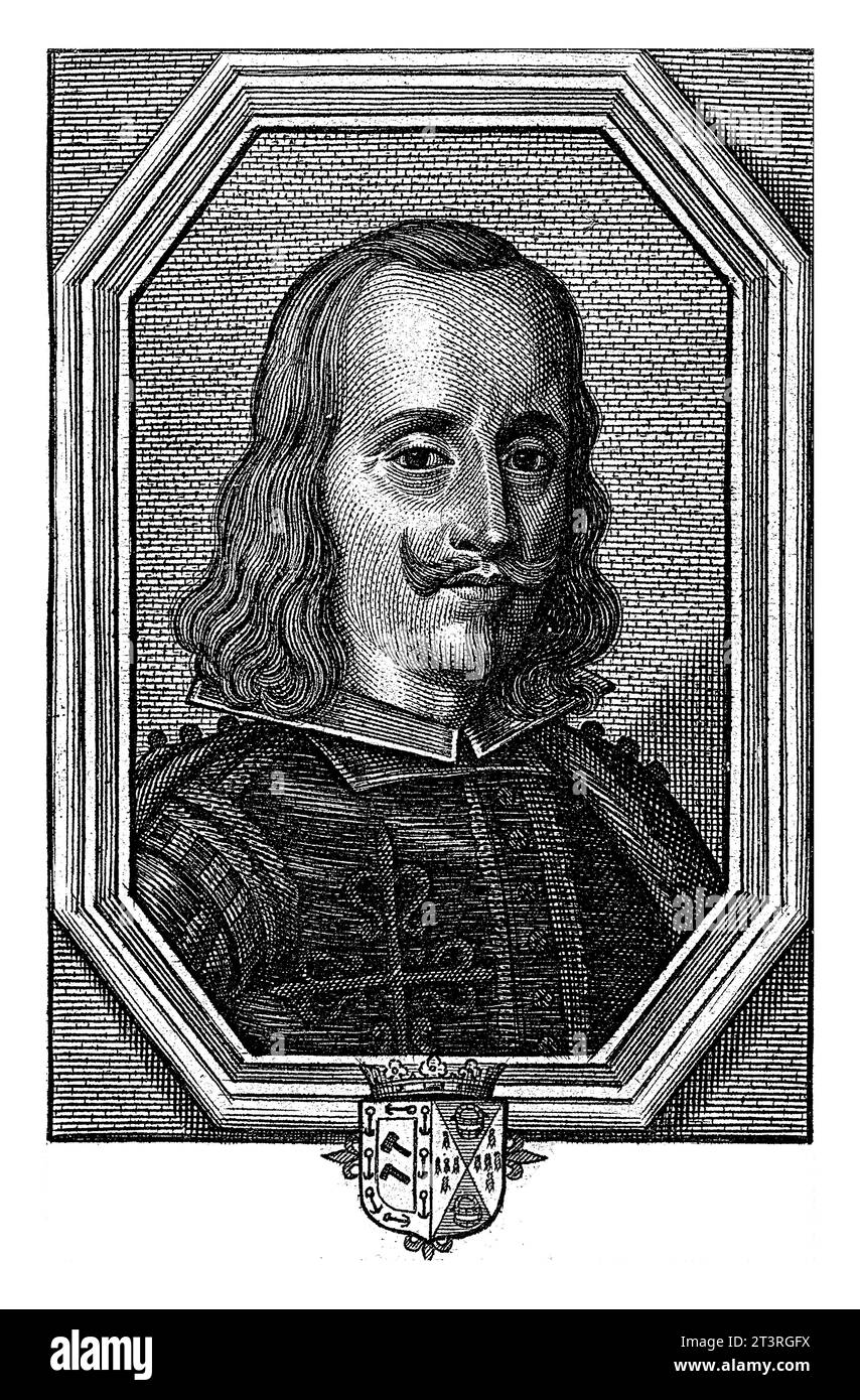 Portrait of Gaspar de Bracamonte, Frederik Bouttats (the Elder), 1631