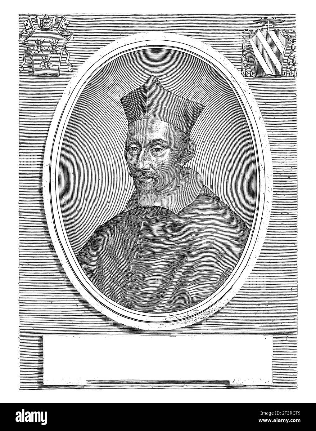 Testana Portrait of Cardinal Ulderico Carpegna, Giuseppe Maria Testana, 1658 ...