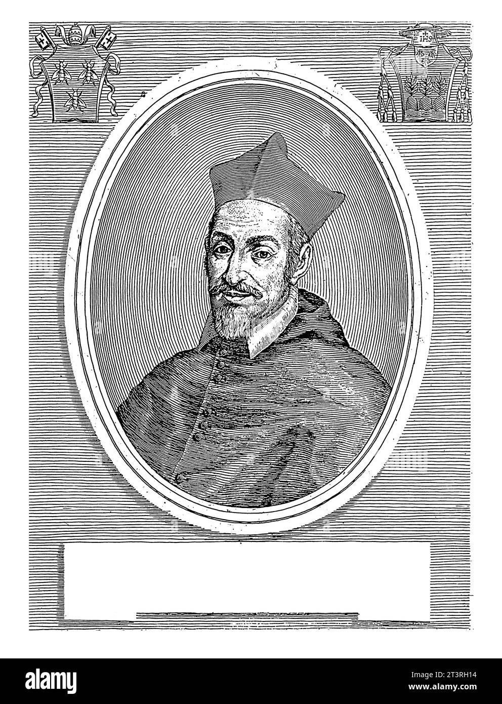 Testana Portrait of Cardinal Juan de Lugo y de Quiroga, Giuseppe Maria Testana ...