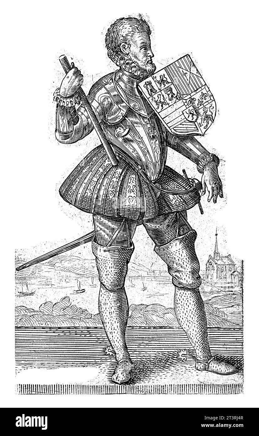 Portrait of Philip II, King of Spain, Adriaen Matham, 1620 Portrait of