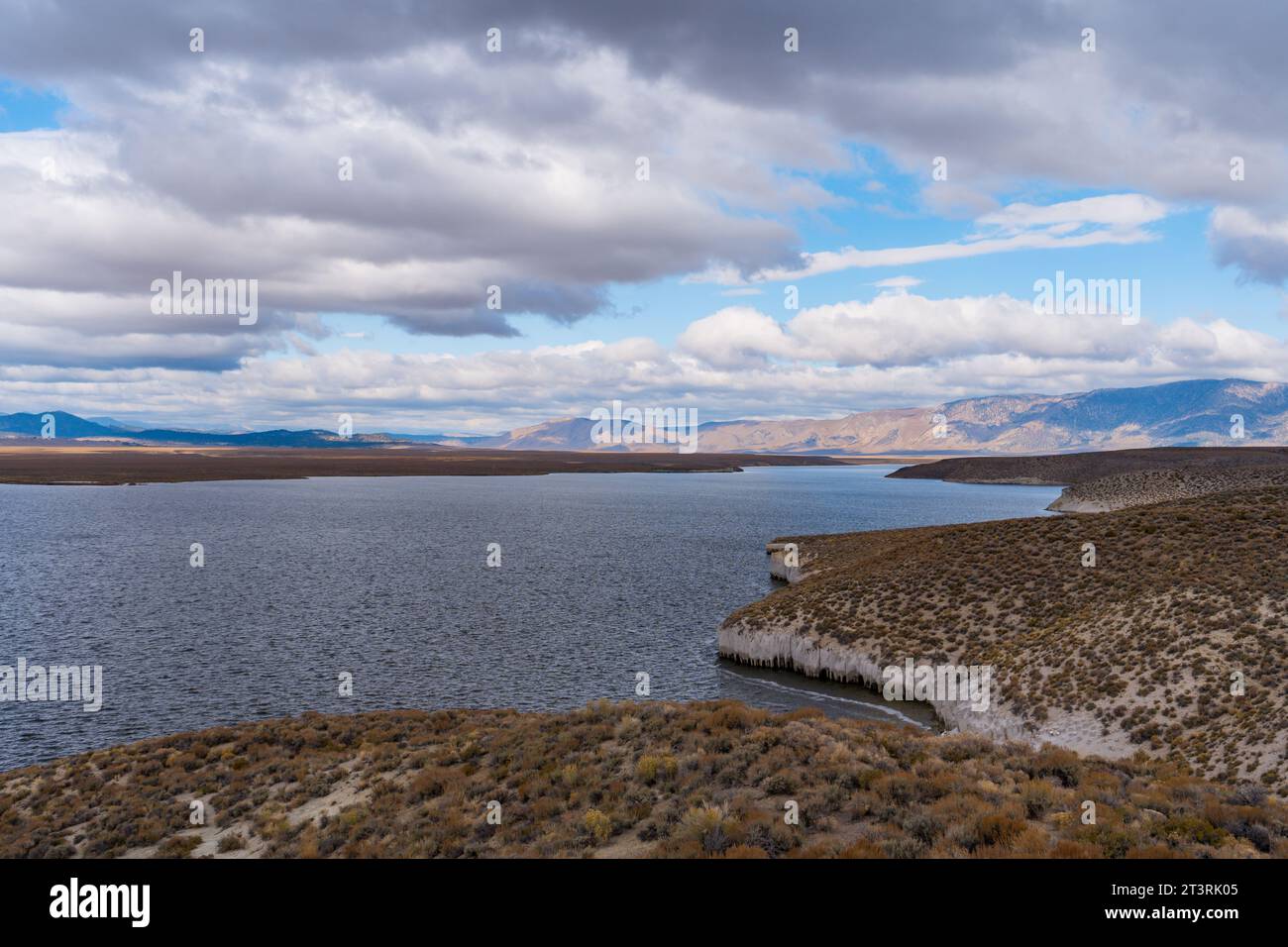 Views of the Crowley Lake and Crowley Lake Columns outside of