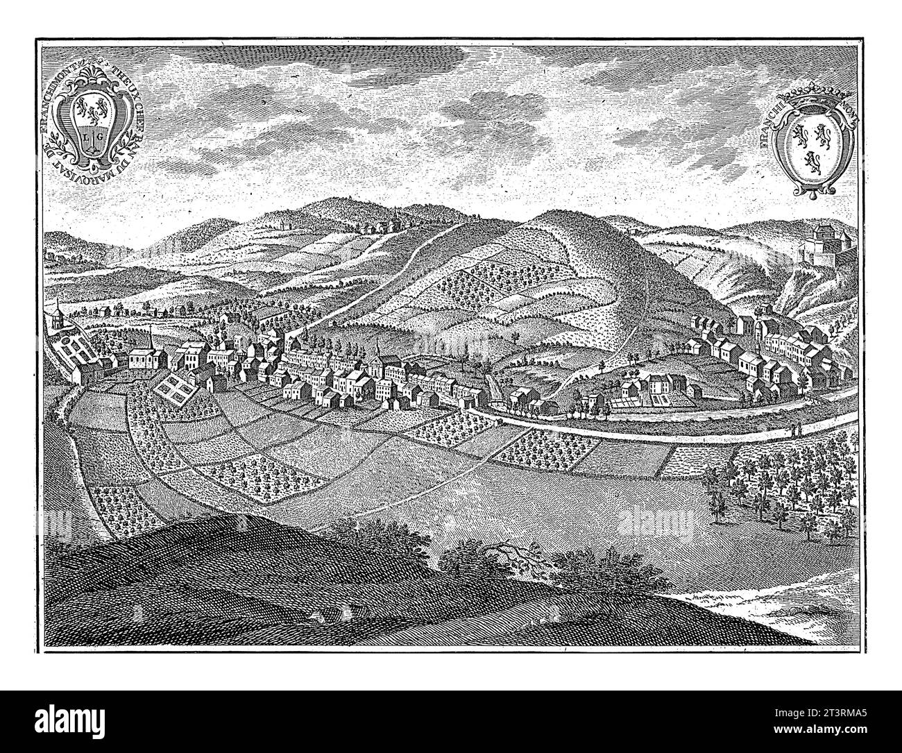 View Of Theux And The Castle Of Franchimont H J Godin 1778 1782 View Of Theux And The View Of Theux And The Castle Of Franchimont H J Godin 1778 1782 View Of Theux And The