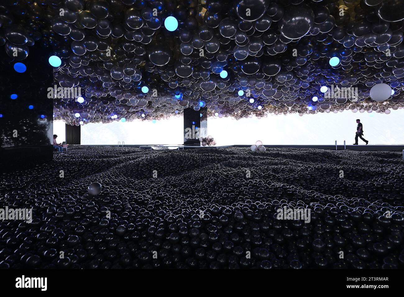 New York, USA. 26th Oct, 2023. At the Balloon Museum ‘Let's Fly