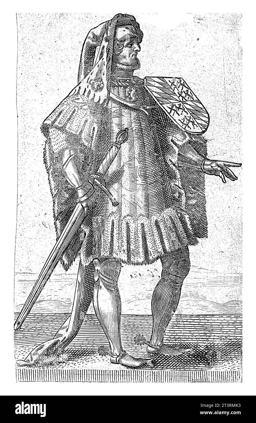 Portrait of Jan van Beieren, Adriaen Matham, 1620 Portrait of Jan van ...