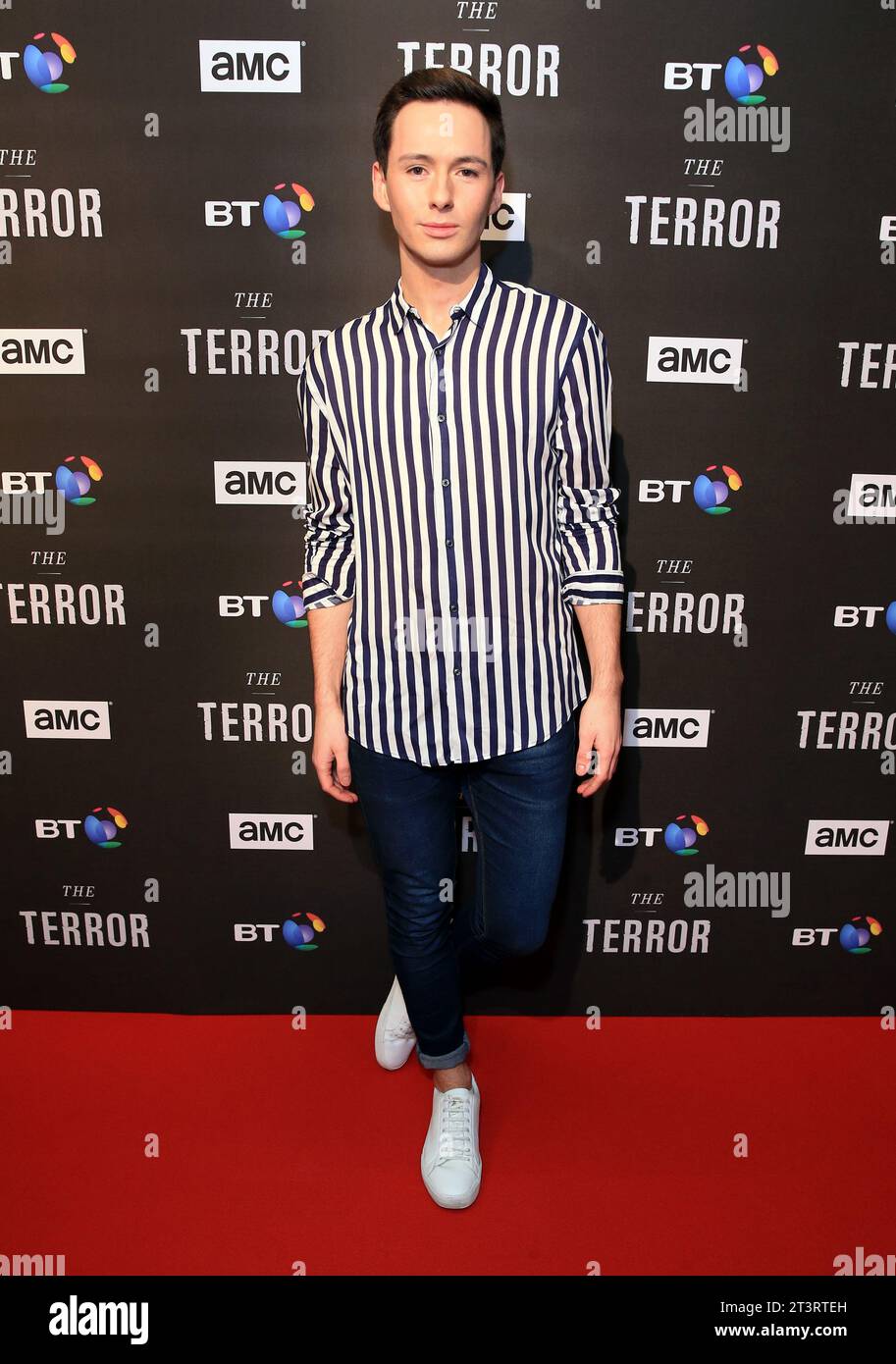 Lorcan London attends 'The Terror' TV show screening at the Royal Geographical Society in London. Stock Photo