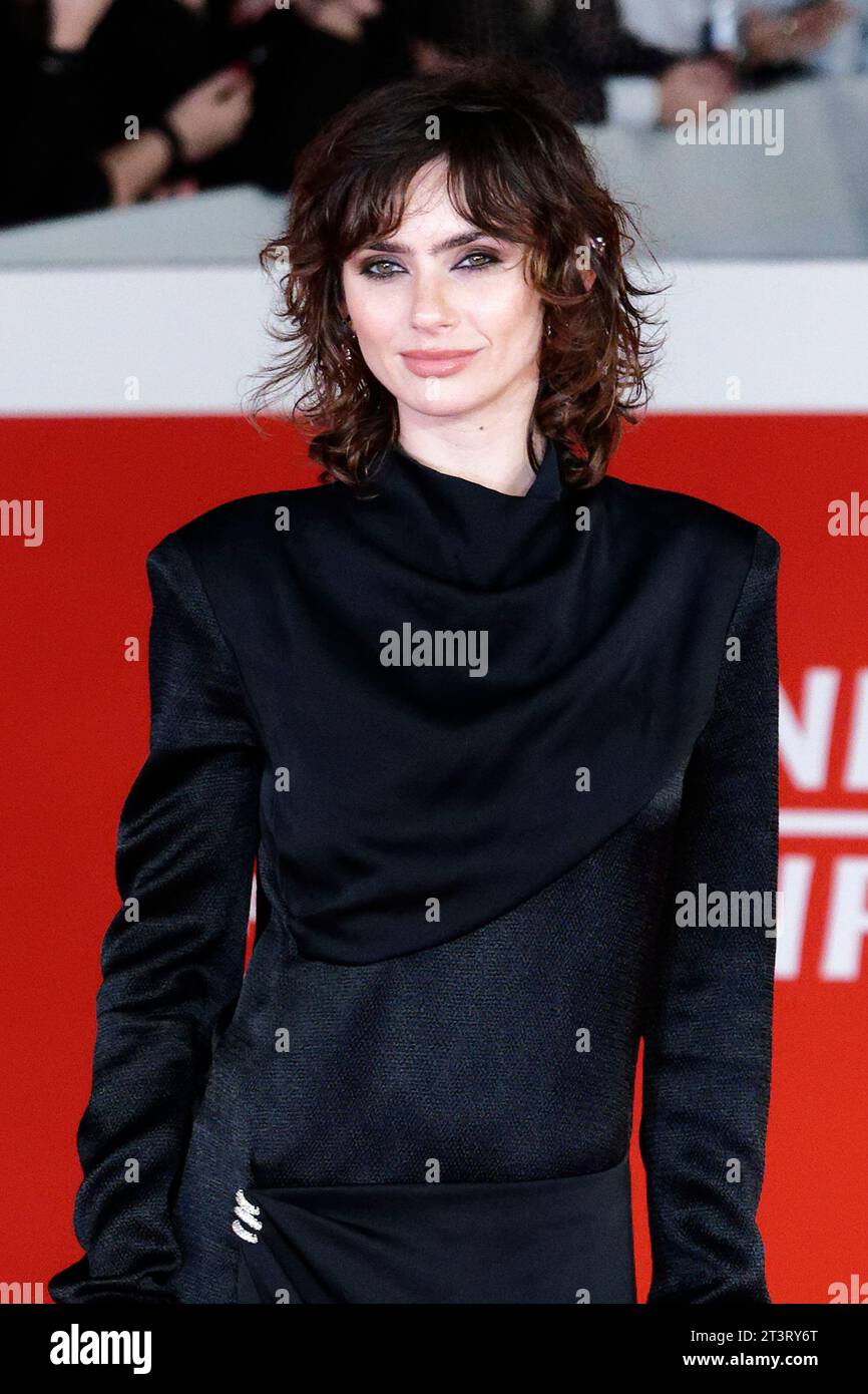 Zoe Bleu Sidel attends a red carpet for the movie ''Gonzo Girl'' during the 18th Rome Film Festival at Auditorium Parco Della Musica Stock Photo