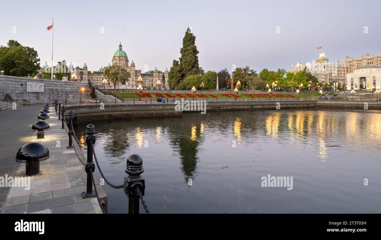 Inner Harbour in Victoria, British Columbia, Canada Stock Photo