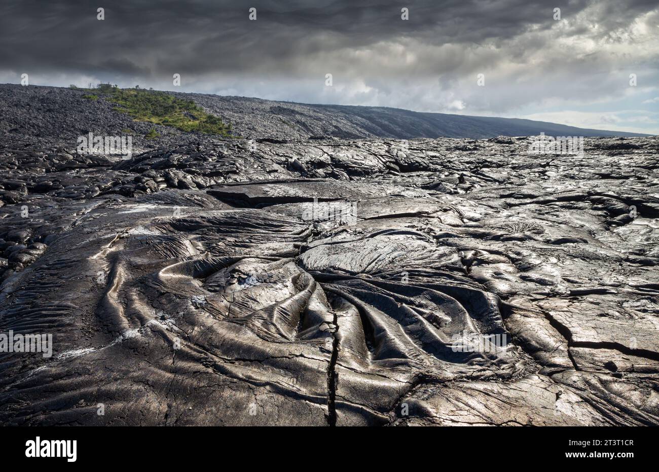 Lava flow on Big Island, Hawaii Stock Photo - Alamy