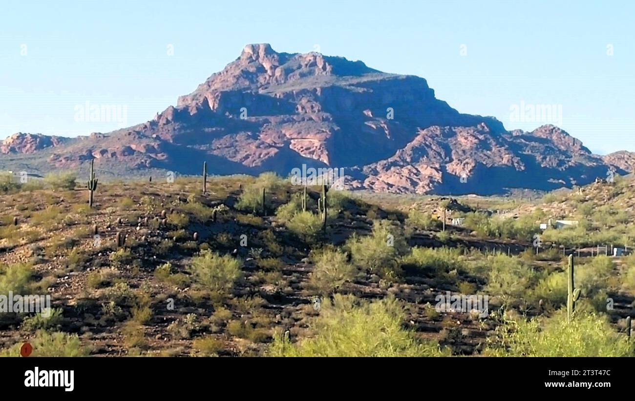 Red Mountain, Mesa Arizona Stock Photo