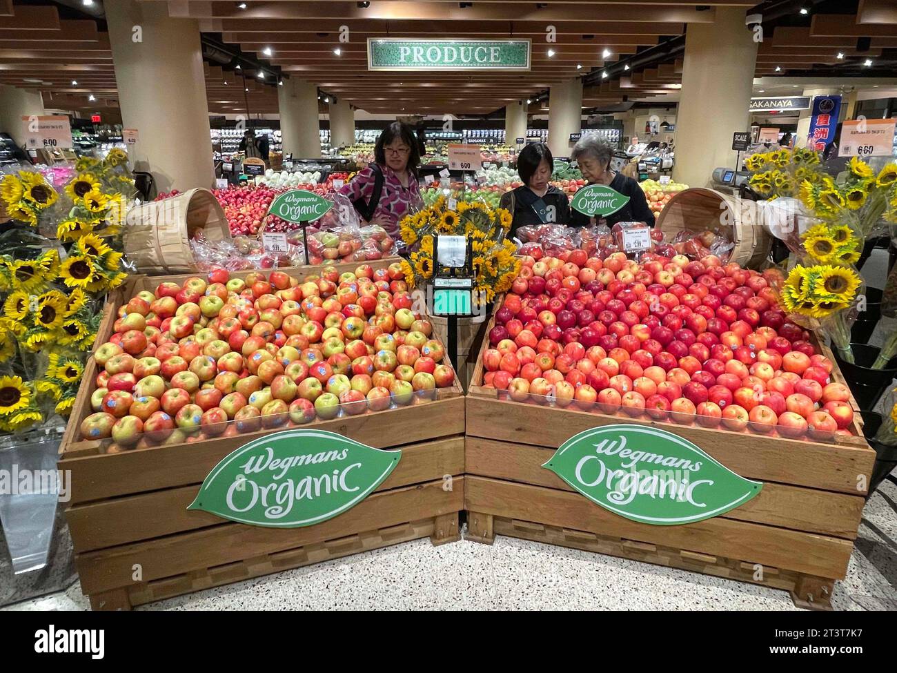 New York, New York, USA. 26th Oct, 2023. A view of fresh produce at