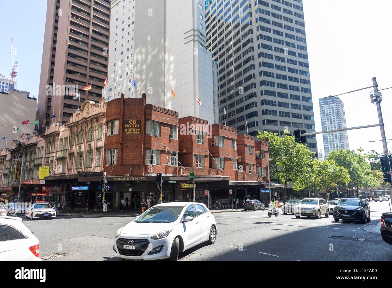 Sydney pub and budget hotel, Maloney's hotel and bar on Goulburn street