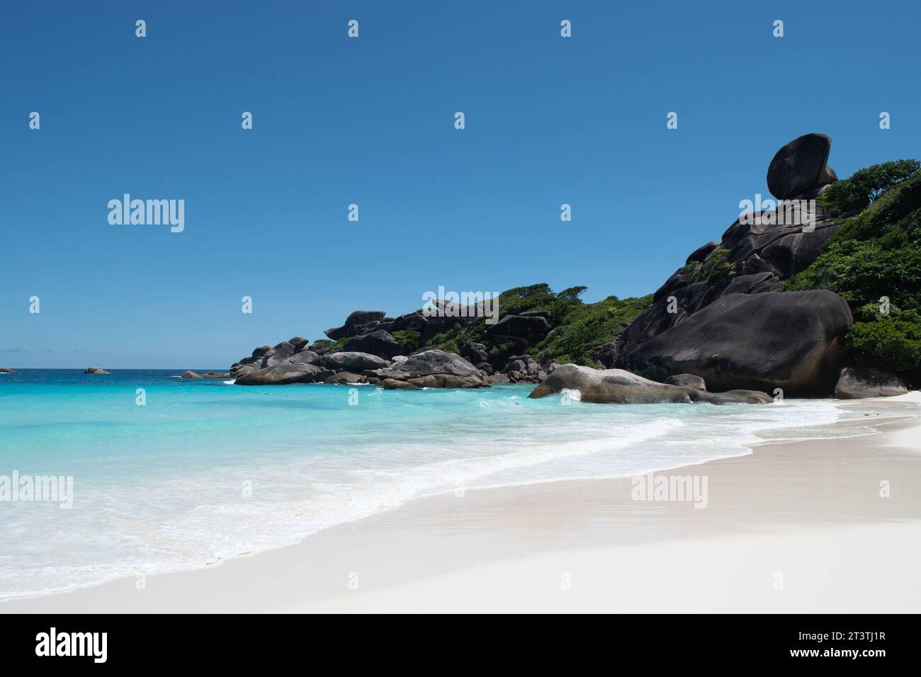 Similan Island is a beautiful place in national Park and a famous of tourium in Adaman Sea of Thailand Stock Photo