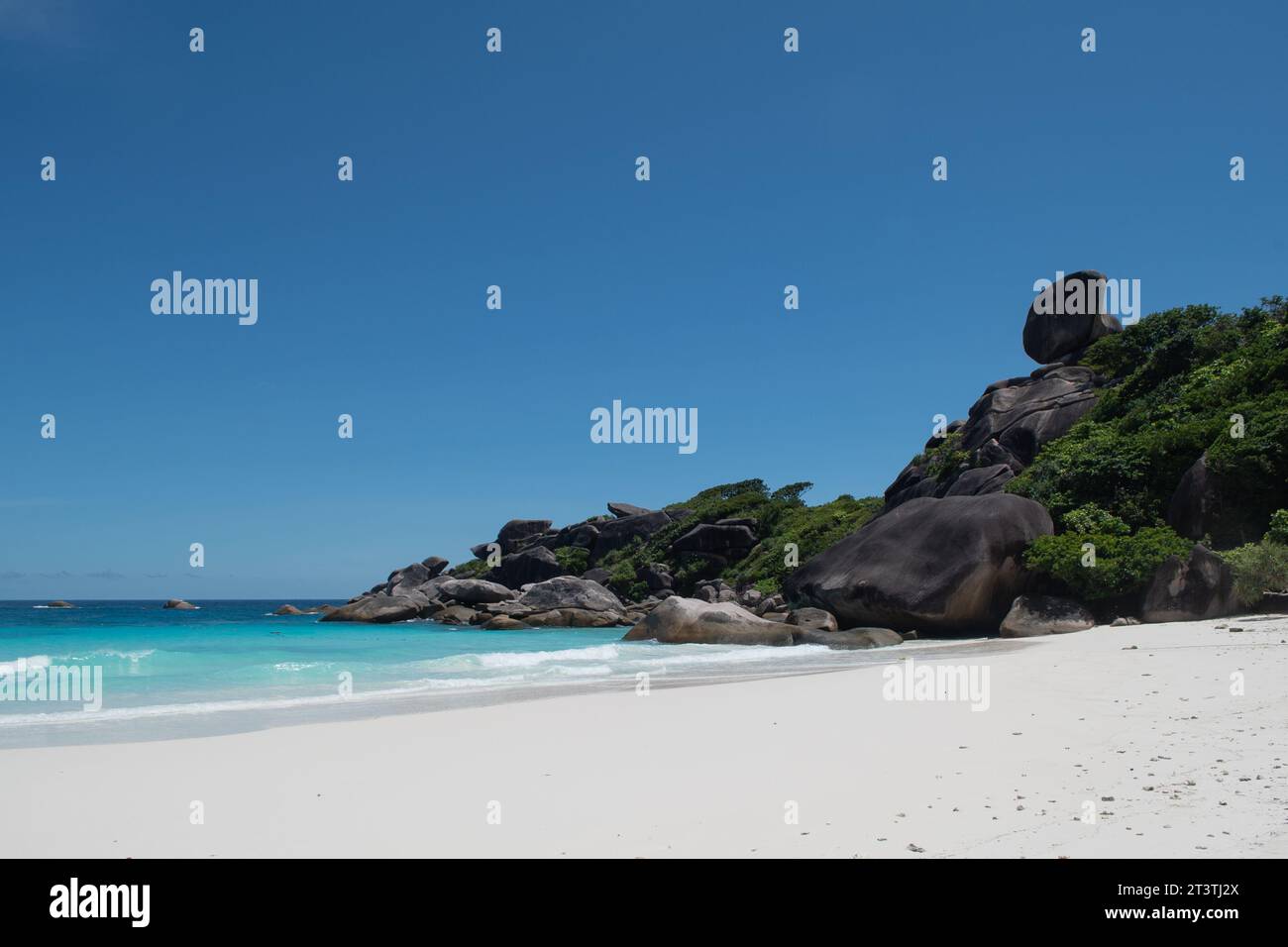 Similan Island is a beautiful place in national Park and a famous of tourium in Adaman Sea of Thailand Stock Photo