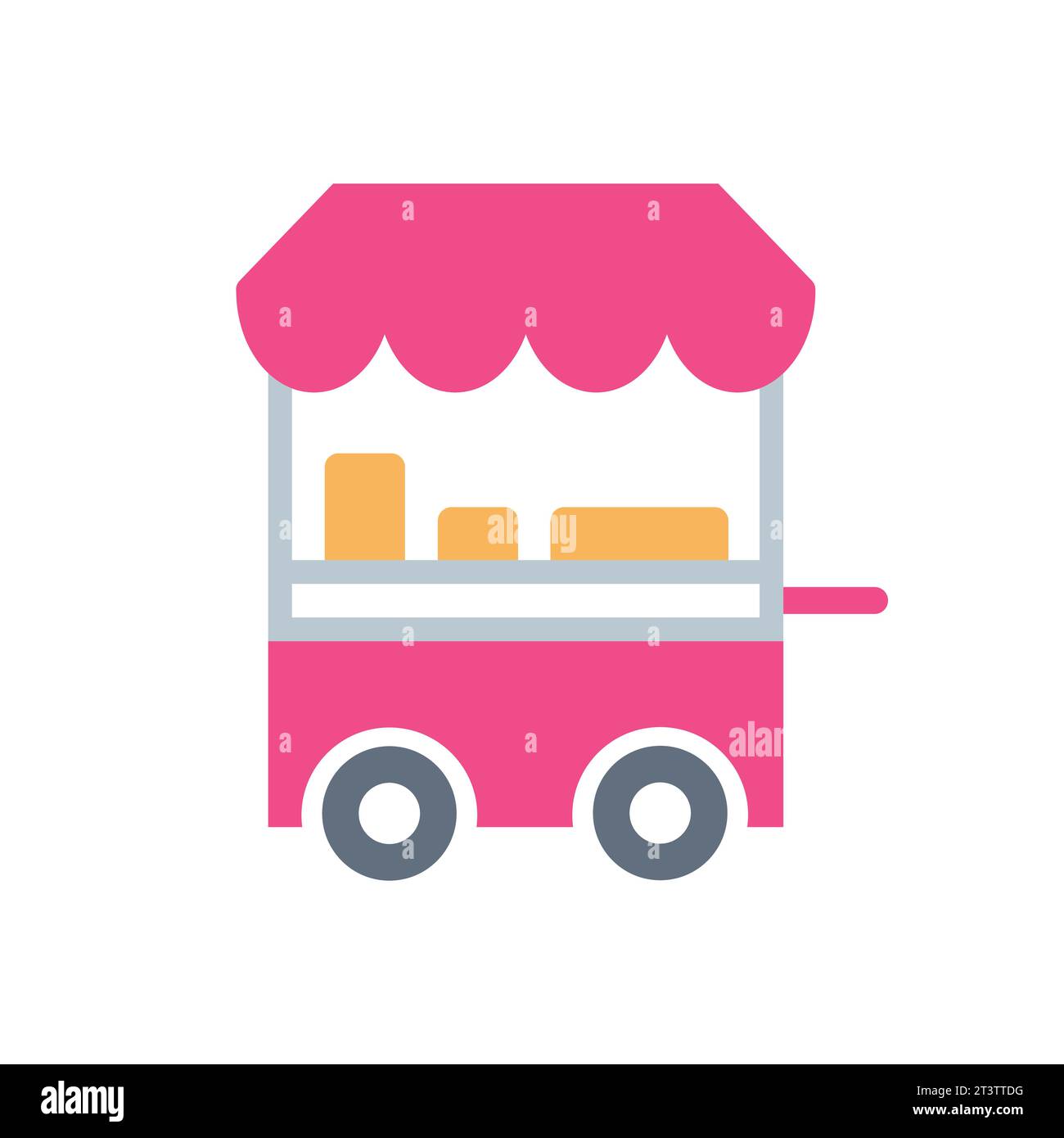 Street Food Icon. Street Food Flat Icon Symbol Vector Illustration ...