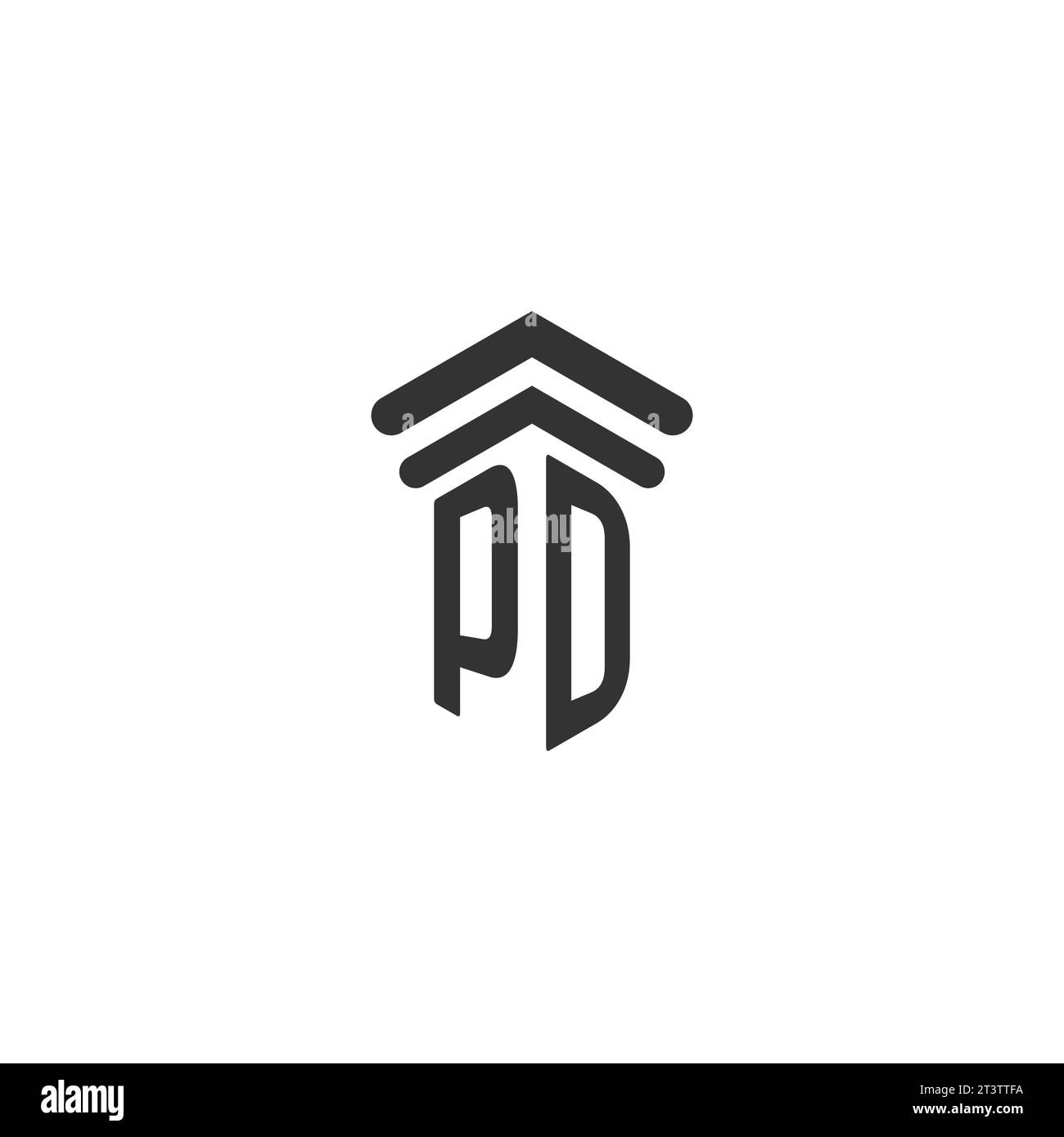 Pd Intail Icon PD initial for law firm logo design template Stock Vector Image & Art ...