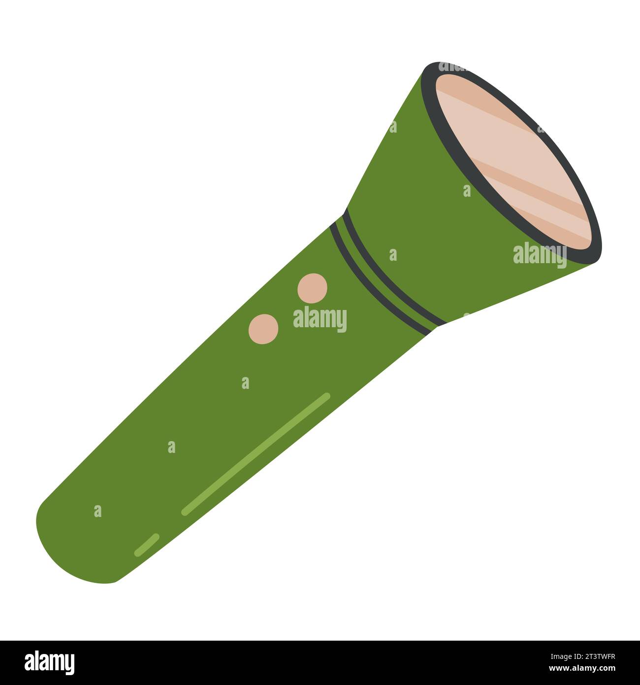 Walking with a flashlight Stock Vector Images - Alamy