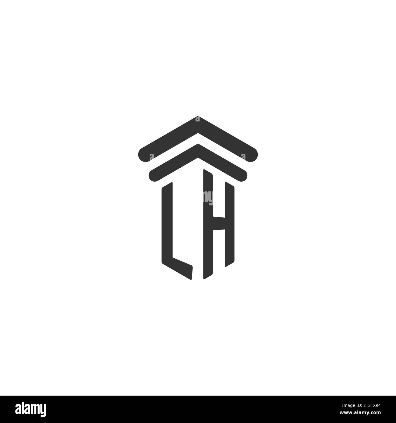 LH initial for law firm logo design template Stock Vector Image & Art ...